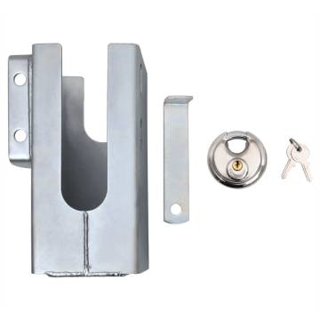 Durable Hitch Lock Silver - Secure Your Trailer | HipoMarket