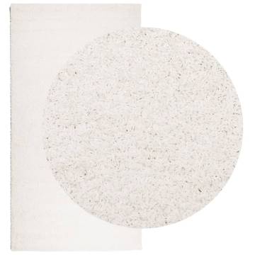 Soft Shaggy Rug High Pile Cream 80x150 cm - Cozy & Durable