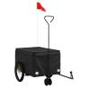 Bike Trailer Black 30 kg Iron - Sturdy & Versatile Cargo Solution