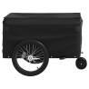 Bike Trailer Black 30 kg Iron - Sturdy & Versatile Cargo Solution