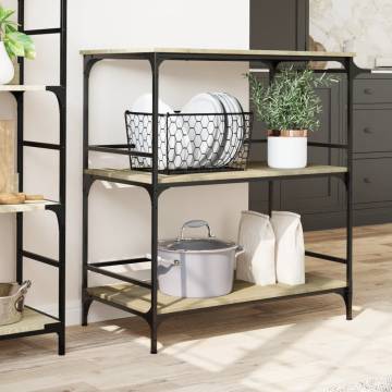 Kitchen Trolley Sonoma Oak - Stylish & Functional Storage