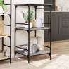 Kitchen Trolley Grey Sonoma | 60.5x50x105 cm | HipoMarket