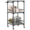 Kitchen Trolley Grey Sonoma | 60.5x50x105 cm | HipoMarket