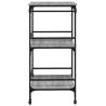 Kitchen Trolley Grey Sonoma | 60.5x50x105 cm | HipoMarket