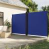 Retractable Side Awning Blue 220x1000 cm Colour blue Size 220 x 1000 cm Quantity in Package 1 