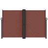 Retractable Side Awning Brown 160x1200 cm | Hipo Market