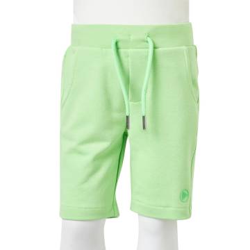 Kids' Shorts Fluo Green 128 - Comfort & Style