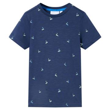 Kids' Dark Blue T-shirt - Comfortable & Stylish 104 (3-4Y)