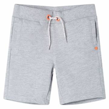 Kids' Grey Drawstring Shorts - Comfortable & Stylish