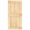 NARVIK Solid Wood Pine Door 100x210 cm - Stylish & Secure