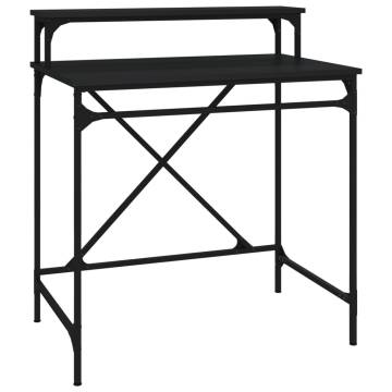 Industrial Black Desk 80x50x90 cm - Durable & Stylish