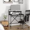 Industrial Black Desk 80x50x90 cm - Durable & Stylish