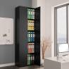 Office Cabinet Black 60x32x190 cm Engineered Wood Colour black Size 60 x 32 x 190 cm Quantity in Package 1 