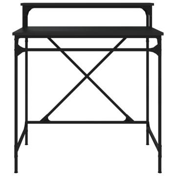 Industrial Black Desk 80x50x90 cm - Durable & Stylish