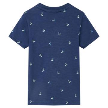 Kids' Dark Blue T-shirt - Comfortable & Stylish for Ages 7-8