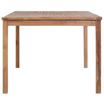 Garden Table 200x100 cm | Solid Teak Wood for Indoor & Outdoor