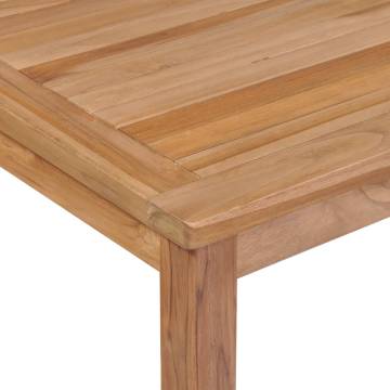 Garden Table 200x100 cm | Solid Teak Wood for Indoor & Outdoor