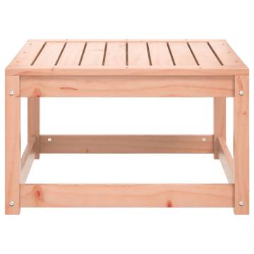 Garden Footstool Solid Wood Douglas - Durable Outdoor Seating