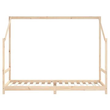 Kids Bed Frame 90x200 cm - Solid Wood Pine for Comfort & Fun