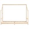 Kids Bed Frame 90x200 cm - Solid Wood Pine for Comfort & Fun