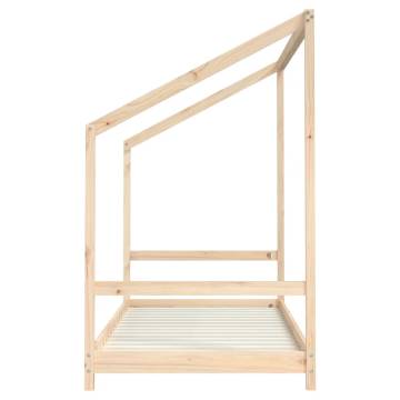 Kids Bed Frame 90x200 cm - Solid Wood Pine for Comfort & Fun