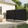 Retractable Side Awning Black 160x1000 cm Colour black Size 160 x 1000 cm Quantity in Package 1 