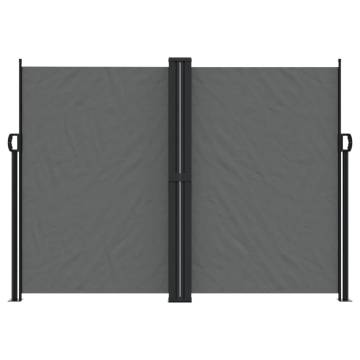 Retractable Side Awning Anthracite 180x1000 cm - HipoMarket UK