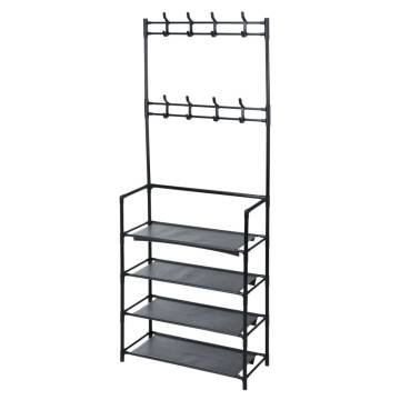 Storage Solutions Clothing Rack with 4 Shelves - 60x26x155 cm