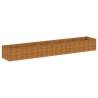 Garden Raised Bed 578x100x69 cm | Durable Corten Steel