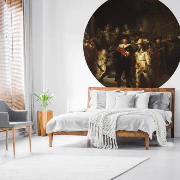 WallArt Wallpaper Circle The Night Watch - 190 cm