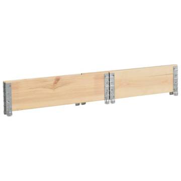 Pallet Collar 60x80 cm - Solid Pine Wood | HiPoMarket