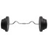 Curl Barbell with Plates 60 kg - Versatile Workout Set