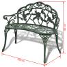 Elegant 100 cm Garden Bench | Durable Cast Aluminium - Hipomarket