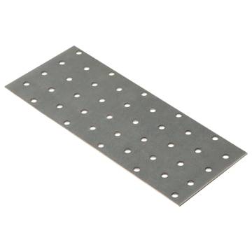 Perforated Plates 40 pcs Galvanised Steel 200x80 mm - DIY Tools