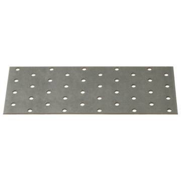 Perforated Plates 40 pcs Galvanised Steel 200x80 mm - DIY Tools