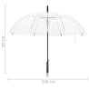 Transparent Umbrella 100cm - Stylish & Durable | HipoMarket