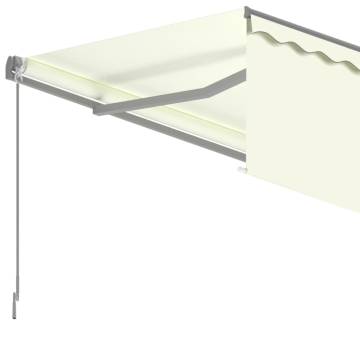 Manual Retractable Awning 6x3m Cream - Outdoor Shade Solution