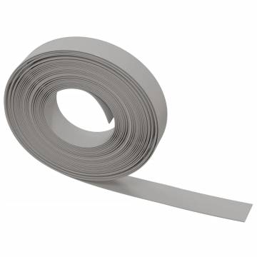 Garden Edging Grey 10m x 10cm - Durable & Flexible Solution