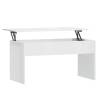 High Gloss White Coffee Table - Versatile Design | HipoMarket