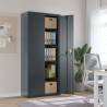 File Cabinet Anthracite 90x40x200 cm Steel Colour anthracite Size 90 x 40 x 200 cm Quantity in Package 1 