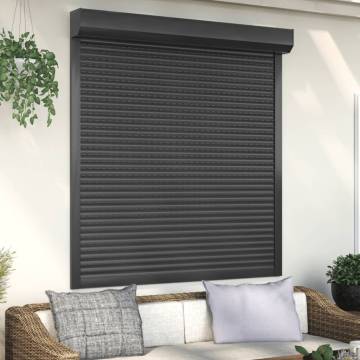 Roller Shutter Aluminium 140x150 cm Anthracite - Hipomarket