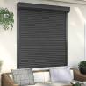 Roller Shutter Aluminium 140x150 cm Anthracite Colour anthracite Size 140 x 150 cm 