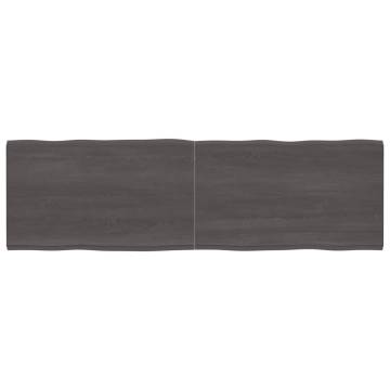 Solid Wood Dark Brown Table Top - 200x60 cm | HipoMarket