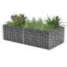 Gabion Planter Galvanised Steel 180x90x50 cm | HipoMarket