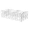 Gabion Planter Galvanised Steel 180x90x50 cm | HipoMarket