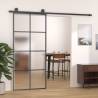 Sliding Door Aluminium and ESG Glass 90x205 cm Black Colour black Size 90 x 205 cm Quantity in Package 1 Model frosted 