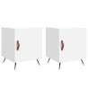 Stylish White Bedside Cabinets - 2 pcs | Hipomarket UK