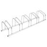 Bike Rack for 5 Bikes Galvanised Steel Colour silver Bicycle Capacity 5 Model trapezoid 