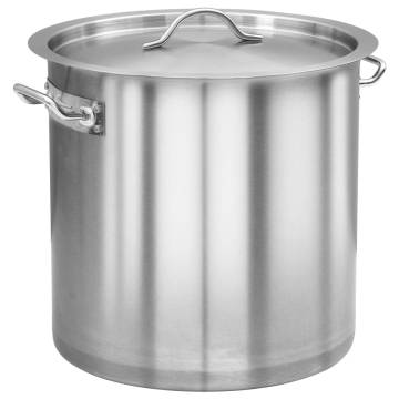 Stock Pot 26L Stainless Steel - Ideal for Home & Professional Use