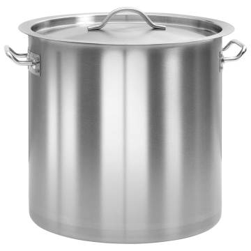 Stock Pot 26L Stainless Steel - Ideal for Home & Professional Use